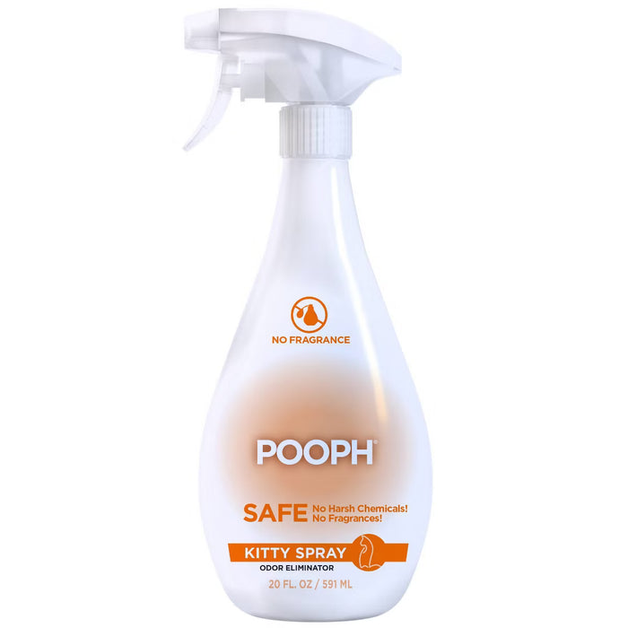 POOPH Kitty Litter Odor Eliminator - Fragrance-Free Pet Odor Remover 20 oz - Dog.Dog.Cat.