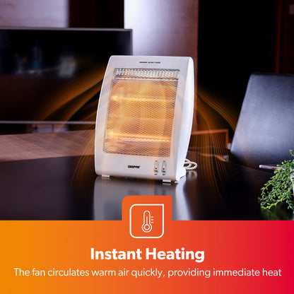 Portable Upright Electric Quartz Halogen Heater 800W