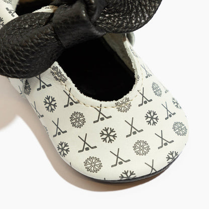 (Coming Soon) Power Play Knotted Bow Baby Shoe Knotted Bow Mocc Soft Sole