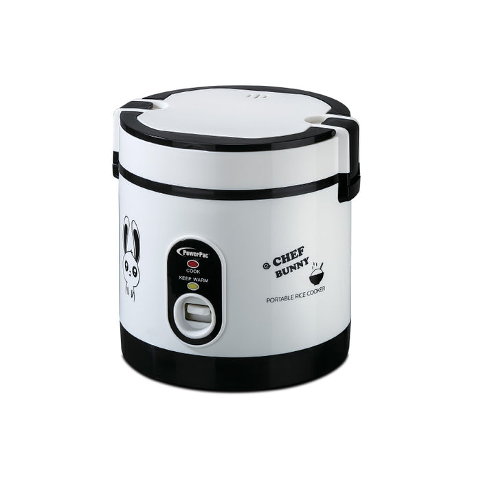 PowerPac Mini Rice Cooker, Electric Lunch Box 0.6L (PPRC09)