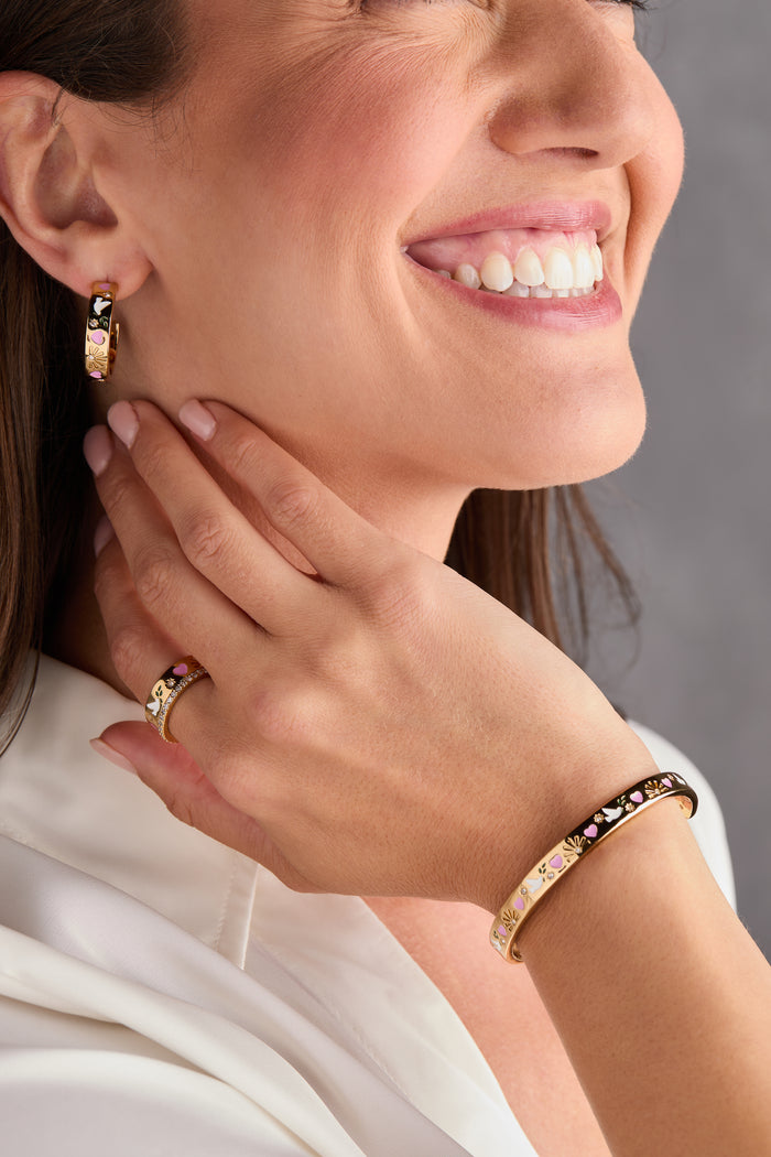 'Pray, Wait and Trust' Cuff Bracelet