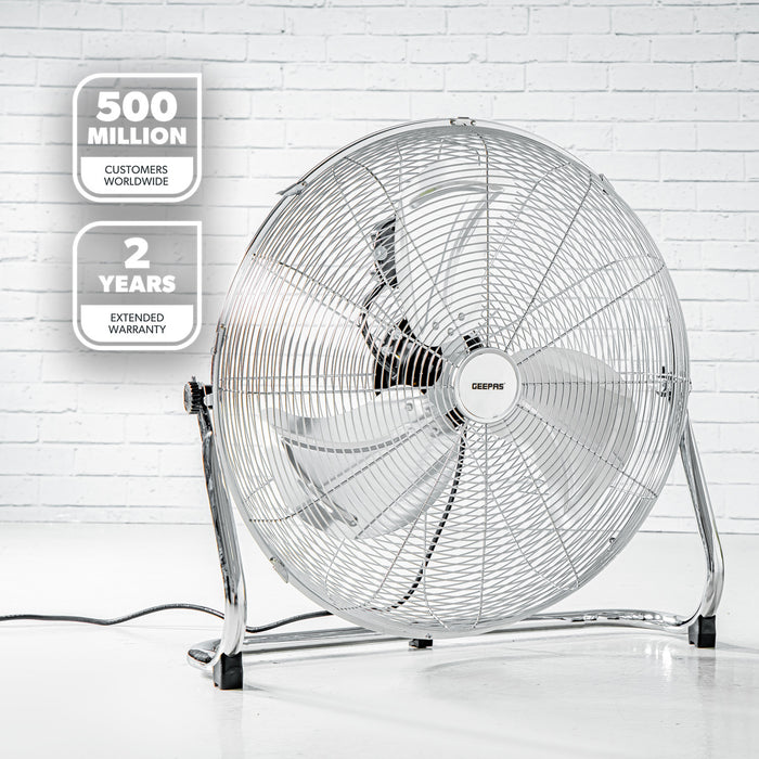 Premium 20-Inch Powerful 3-Speed Metal Floor Fan