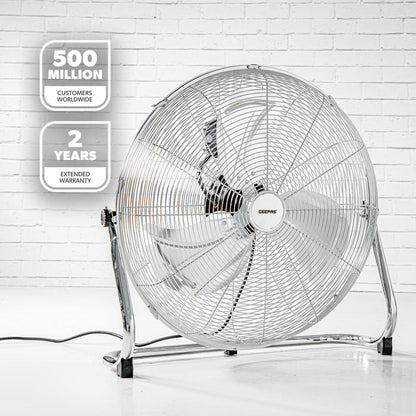 Premium 20-Inch Powerful 3-Speed Metal Floor Fan