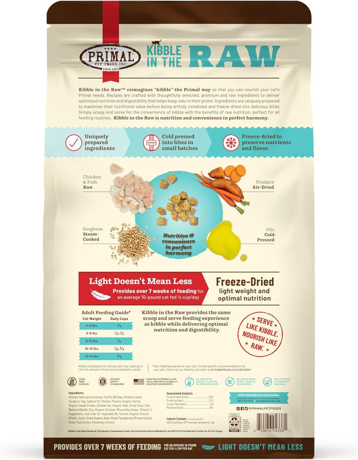 Primal Kibble in the Raw Cat Food - Dog.Dog.Cat.