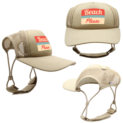 PupLid Beach Please Trucker Hat for Dogs – Lake Tahoe - Dog.Dog.Cat.
