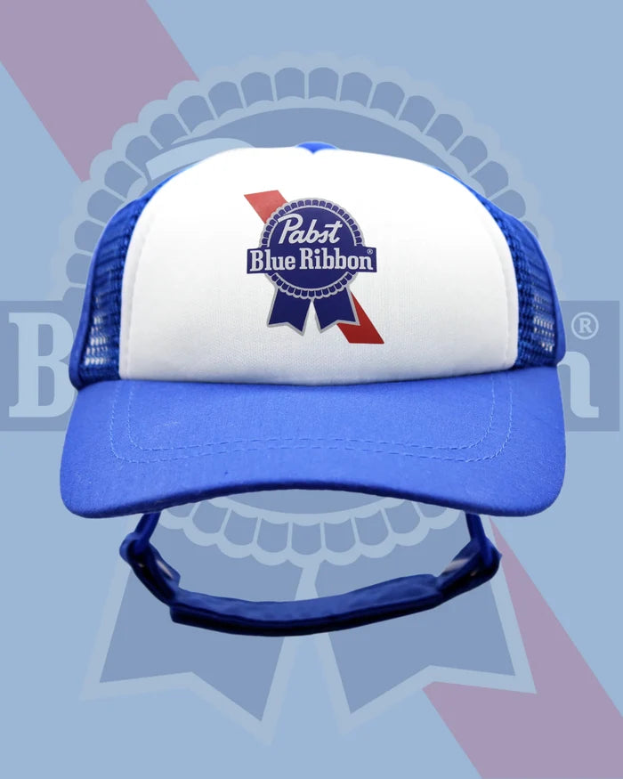 PupLid - Pabst Blue Ribbon l PBR l Trucker Hat for Dogs - Dog.Dog.Cat.