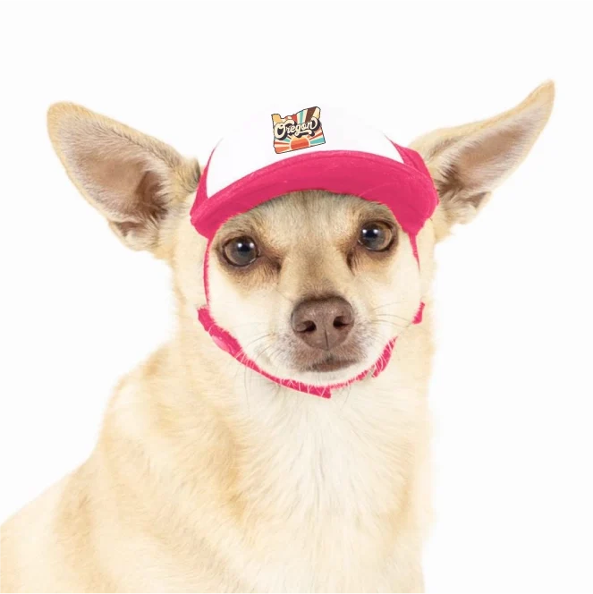 PupLid Trucker Hat – California Pink - Dog.Dog.Cat.