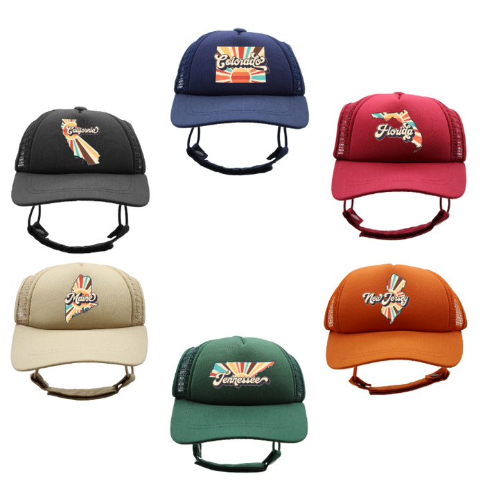 Vintage State | Trucker Hat for Dogs - Dog.Dog.Cat.