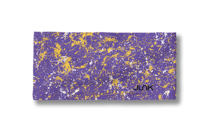 Purple Gold White Splatter Big Bang Lite Headband - View 3