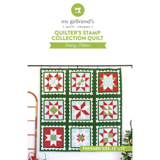 Quilter's Stamp Collection Quilt (Downloadable Sewing Pattern)