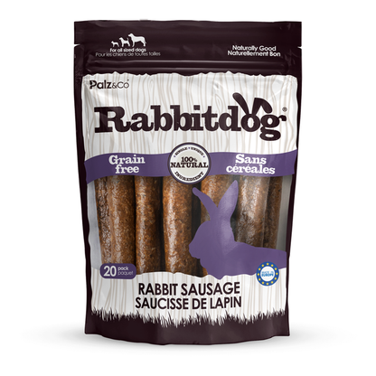 Palz&Co - Rabbitdog Rabbit Sausage Dog Treats - Dog.Dog.Cat.