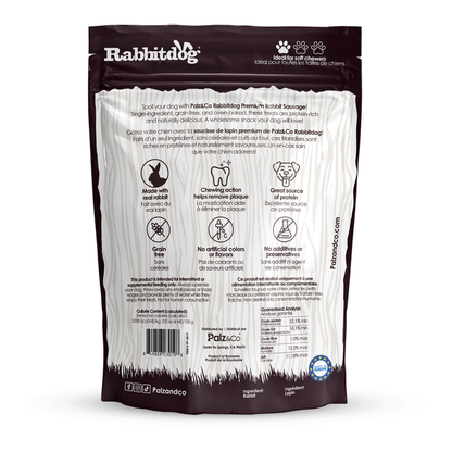 Palz&Co - Rabbitdog Rabbit Sausage Dog Treats - Dog.Dog.Cat.
