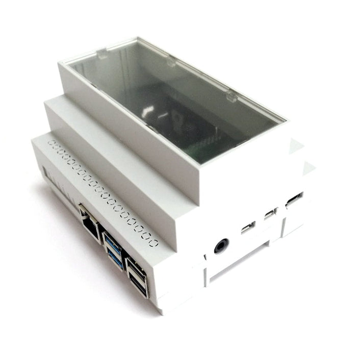 RasPiBox - Raspberry Pi 4 Prototyping DIN Rail Case (inc. 5V regulator) [discontinued] by Zihatec - The Pi Hut