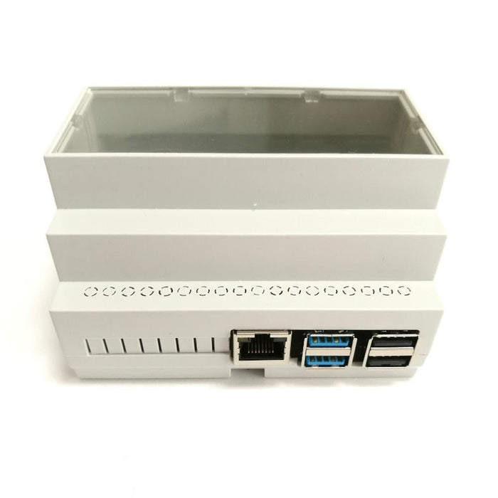 RasPiBox - Raspberry Pi 4 Prototyping DIN Rail Case (inc. 5V regulator) [discontinued] by Zihatec - The Pi Hut