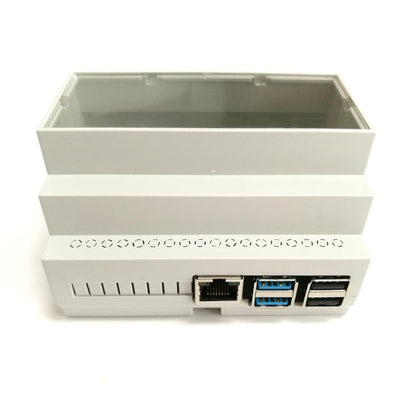 RasPiBox - Raspberry Pi 4 Prototyping DIN Rail Case (inc. 5V regulator) [discontinued] by Zihatec - The Pi Hut