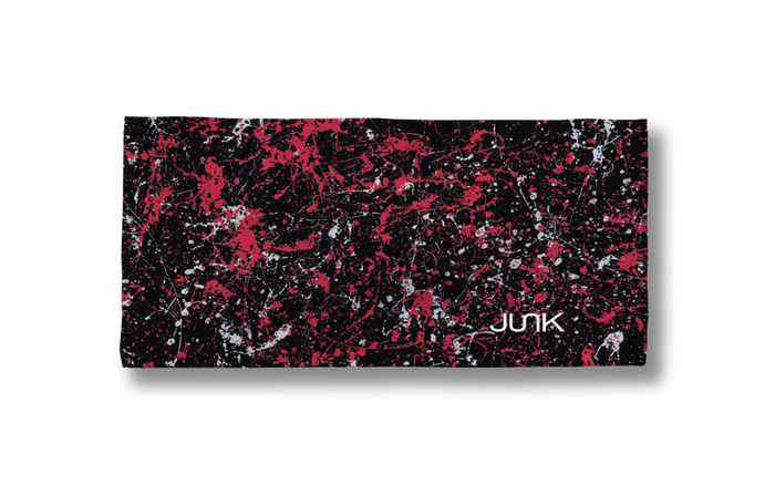 Red Black Silver Splatter Big Bang Lite Headband - View 3