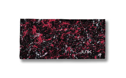 Red Black Silver Splatter Big Bang Lite Headband - View 3