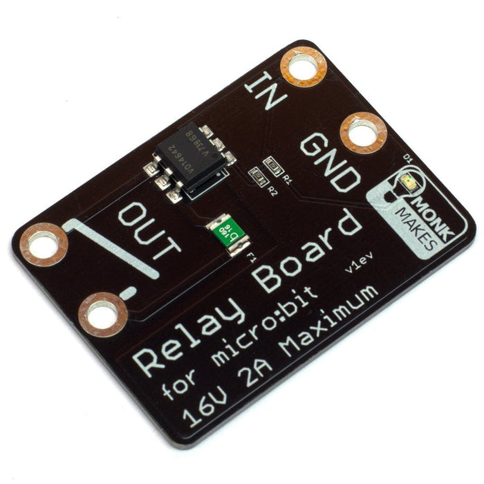 Relay for micro:bit by Monk Makes - The Pi Hut