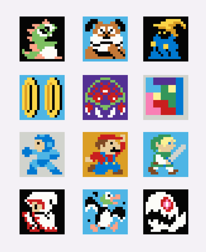 Retro Gaming Revival Quilt a Long Block 2 - Hunting Dog