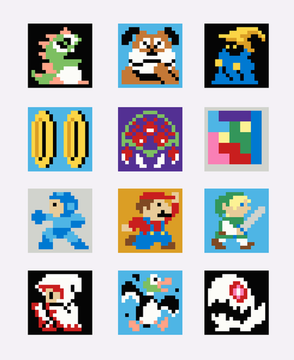 Retro Gaming Revival Quilt a Long Block 2 - Hunting Dog