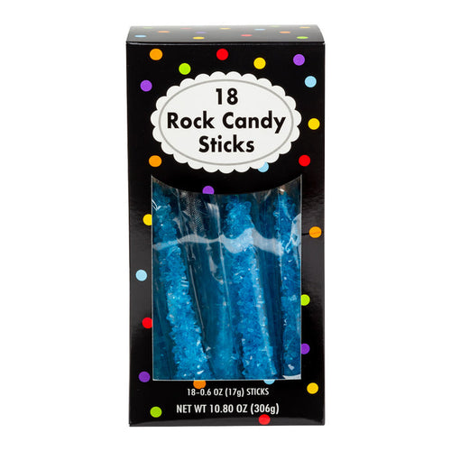 Rock Candy Caribbean Blue Wrapped Hard Candy - 4 Count