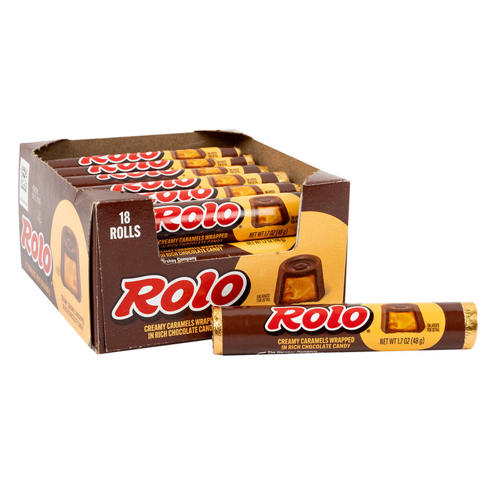ROLO Chewy Caramels in Milk Chocolate Candy - 18 Count