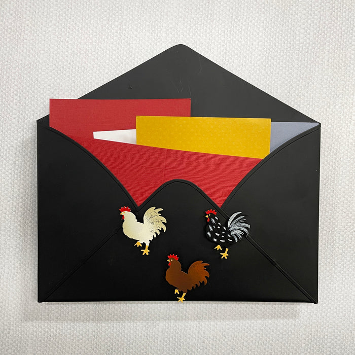 Rooster Magnets S/3