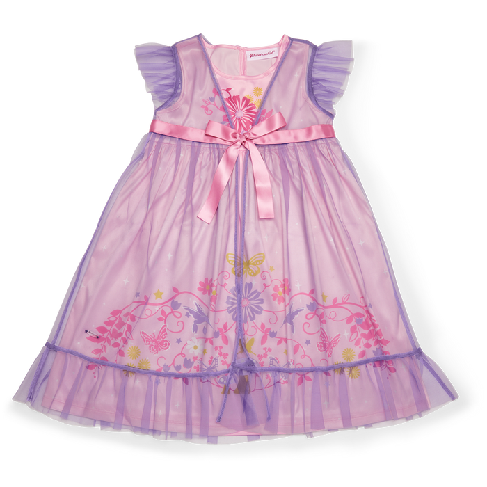 Royal Ruffles Nightie & Robe for Little Girls
