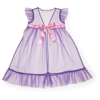 Royal Ruffles Nightie & Robe for Little Girls