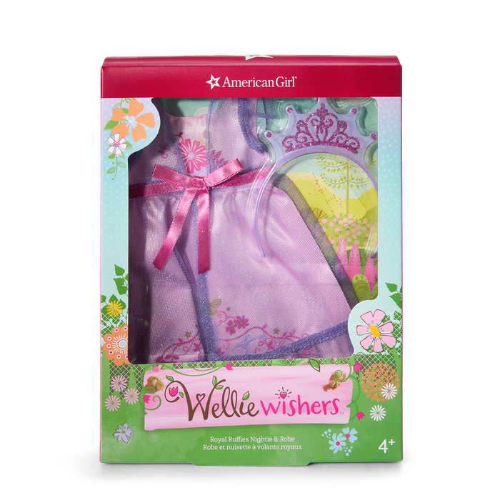Royal Ruffles Nightie & Robe for WellieWishers™ Dolls
