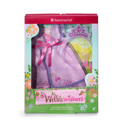 Royal Ruffles Nightie & Robe for WellieWishers™ Dolls