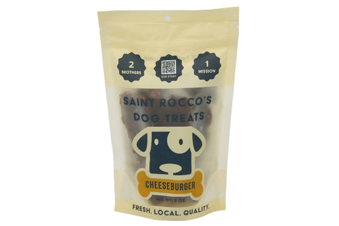 Saint Rocco's Dog Treats package on a white background