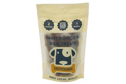 Saint Rocco's Dog Treats package on a white background