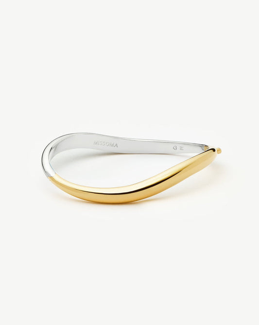 Savi Signature Hinged Bangle | Mix Metal Bracelets Missoma