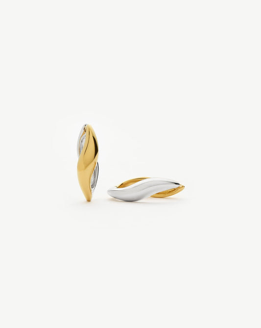 Savi Signature Small Hoop Earrings | Mix Metal Earrings Missoma