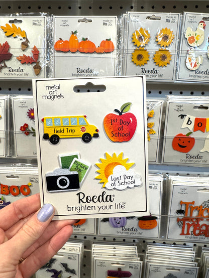 School Days Calendar Magnets S/4
