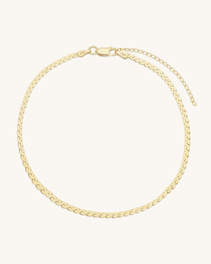 Serpentine Chain Anklet