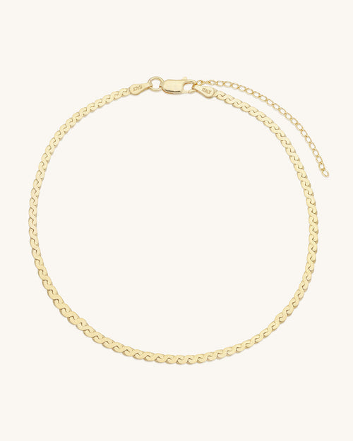 Serpentine Chain Anklet