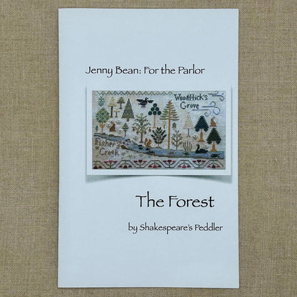 Shakespeare's Peddler - Jenny Bean: For the Parlor "The Forest" - Booklet Chart and/or Roxy Floss Conversion