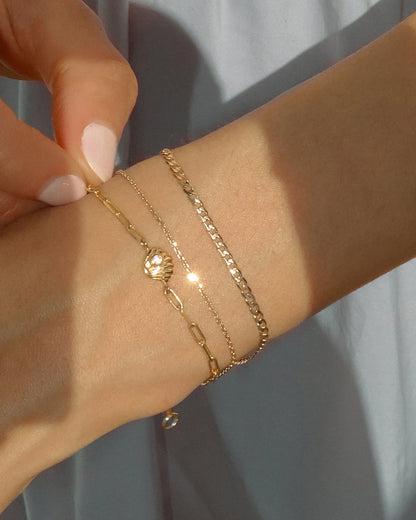 Shell Connector Bracelet