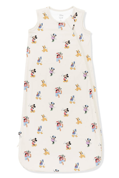 Sleep Bag with Mickey Mouse and Friends print on an oat background