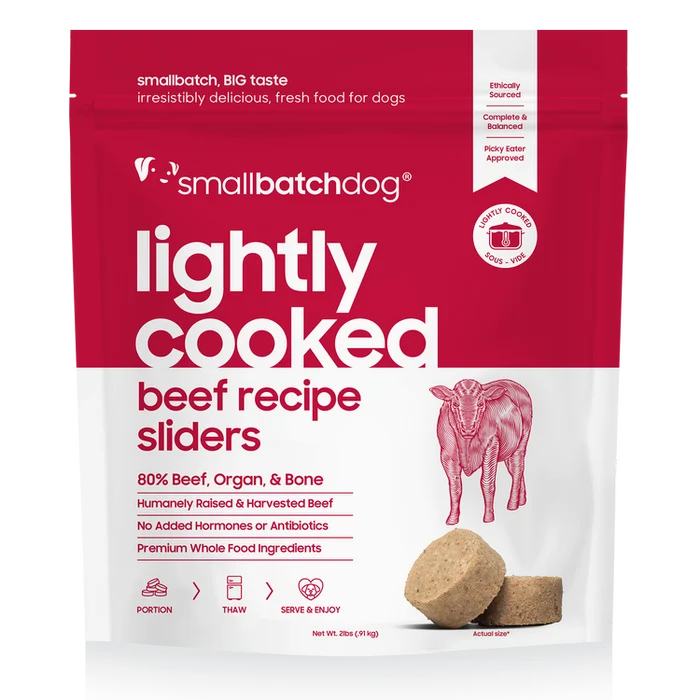 Small Batch Lightly Cooked Beef – Premium Quality, Carefully Prepared - Dog.Dog.Cat.