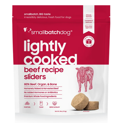 Small Batch Lightly Cooked Beef – Premium Quality, Carefully Prepared - Dog.Dog.Cat.