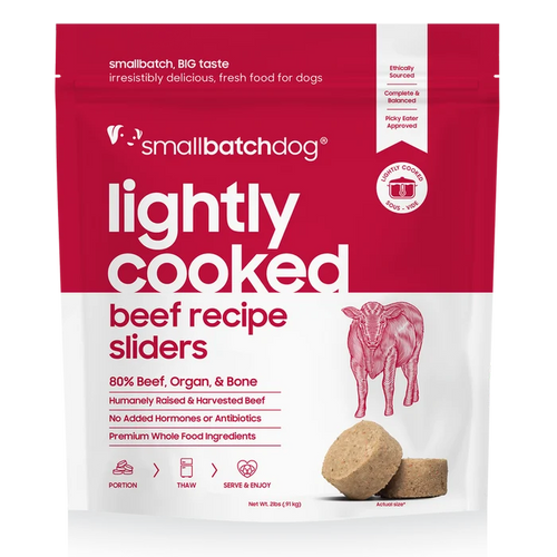 Small Batch Lightly Cooked Beef – Premium Quality, Carefully Prepared - Dog.Dog.Cat.