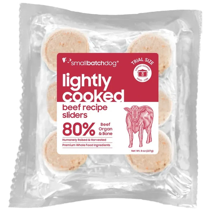 Small Batch Lightly Cooked Beef – Premium Quality, Carefully Prepared - Dog.Dog.Cat.
