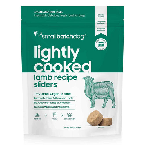 Small Batch Lightly Cooked Lamb Dog Food - Premium Quality - Dog.Dog.Cat.