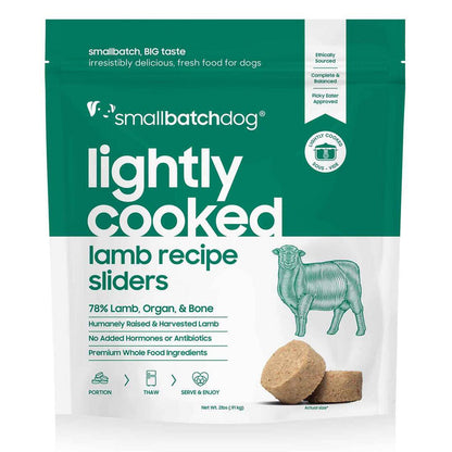 Small Batch Lightly Cooked Lamb Dog Food - Premium Quality - Dog.Dog.Cat.