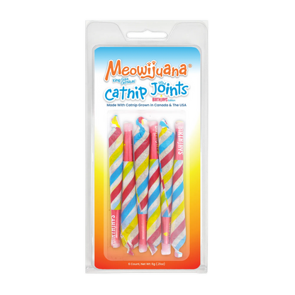 SmarterPaw | Meowijuana & Doggijuana - Meowijuana® Birthjays™ Party Size Catnip Rollies - Dog.Dog.Cat.