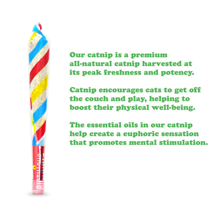 SmarterPaw | Meowijuana & Doggijuana - Meowijuana® Birthjays™ Party Size Catnip Rollies - Dog.Dog.Cat.
