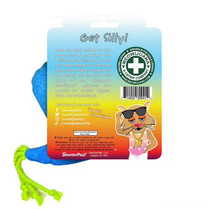 SmarterPaw | Meowijuana & Doggijuana - Meowijuana® Get Silly Blue Blob Refillable Cat Toy - Dog.Dog.Cat.